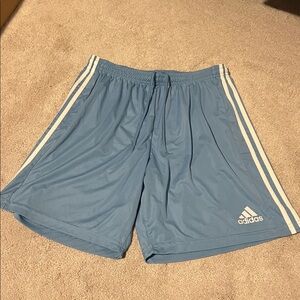 Size large blue adidas men’s shorts